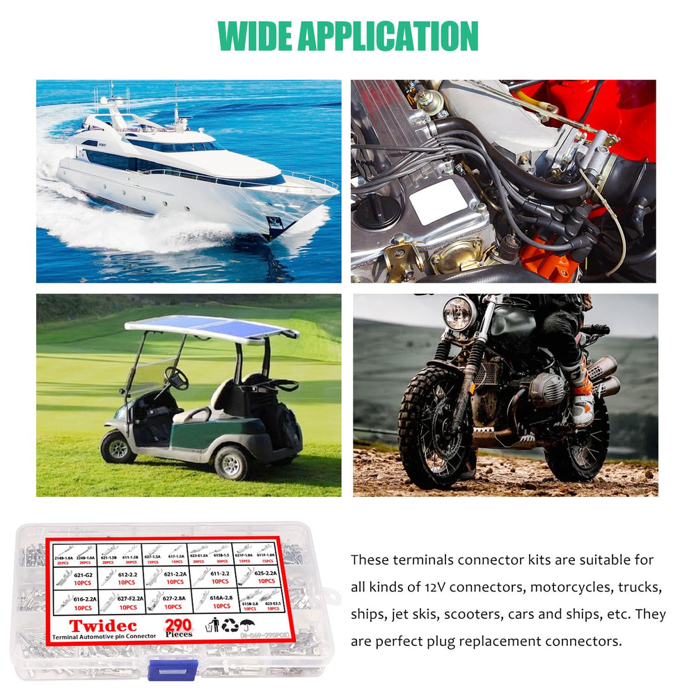 Twidec tinned copper pins offer corrosion resistance and lasting conductivity