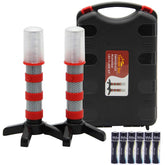 Twinkle Star emergency flares kit with magnetic base for high visibility roadside signaling