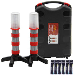 Twinkle Star emergency flares kit with magnetic base for high visibility roadside signaling