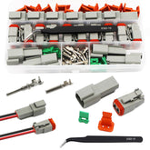 Twippo 2-pin Deutsch connector kit with 10 sets for reliable automotive wiring.
