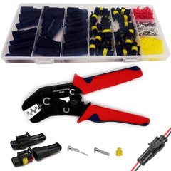 Twippo 20 kits 2-pin waterproof connectors package demonstrates complete sets for durable weatherproof wiring