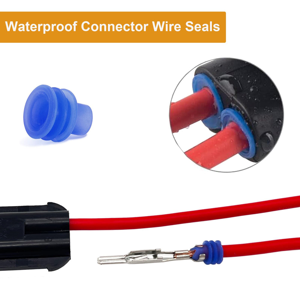 Twippo cavity plugs seal unused connectors during vehicle maintenance.