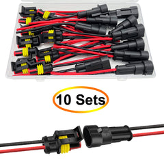 Twippo easy-installation connectors support crimping or soldering for a tidy wiring job.