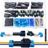 Twippo WeatherPack 2-pin connector kit box with components for easy installation
