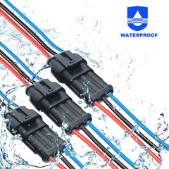 Twippo connectors suitable for motorcycles, trucks, boats and more in 12V systems