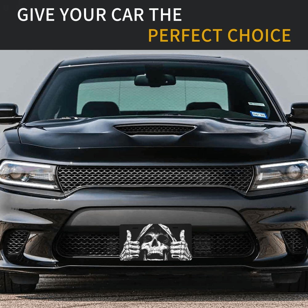 Twistmyst skull design with smooth edges protects your car's finish while adding style.