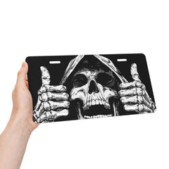 Twistmyst license plate cover fits US and Canada standard plates, 12x6 inches.