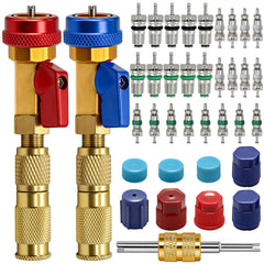 TWTADE R134A valve core remover (red) for quick high-pressure service