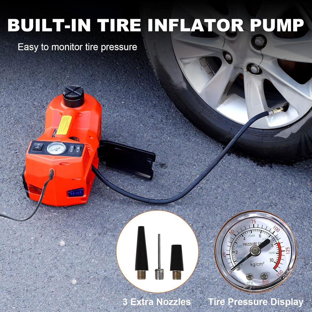 TYAYT 12V power options with 11.5-foot cord for flexible operation