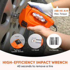 TYAYT dual power supply lets you use a car battery or cigarette lighter.