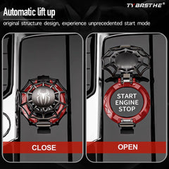 Tybasthe zinc alloy button cover resists rust and corrosion for all-weather use.