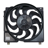TYC 620560 cooling fan assembly, front view, precise OE-like fit