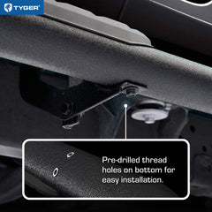 Tyger Auto supports up to 500 lb for cargo and passengers.