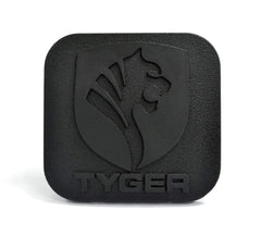 Black powder-coated finish for lasting corrosion resistance.