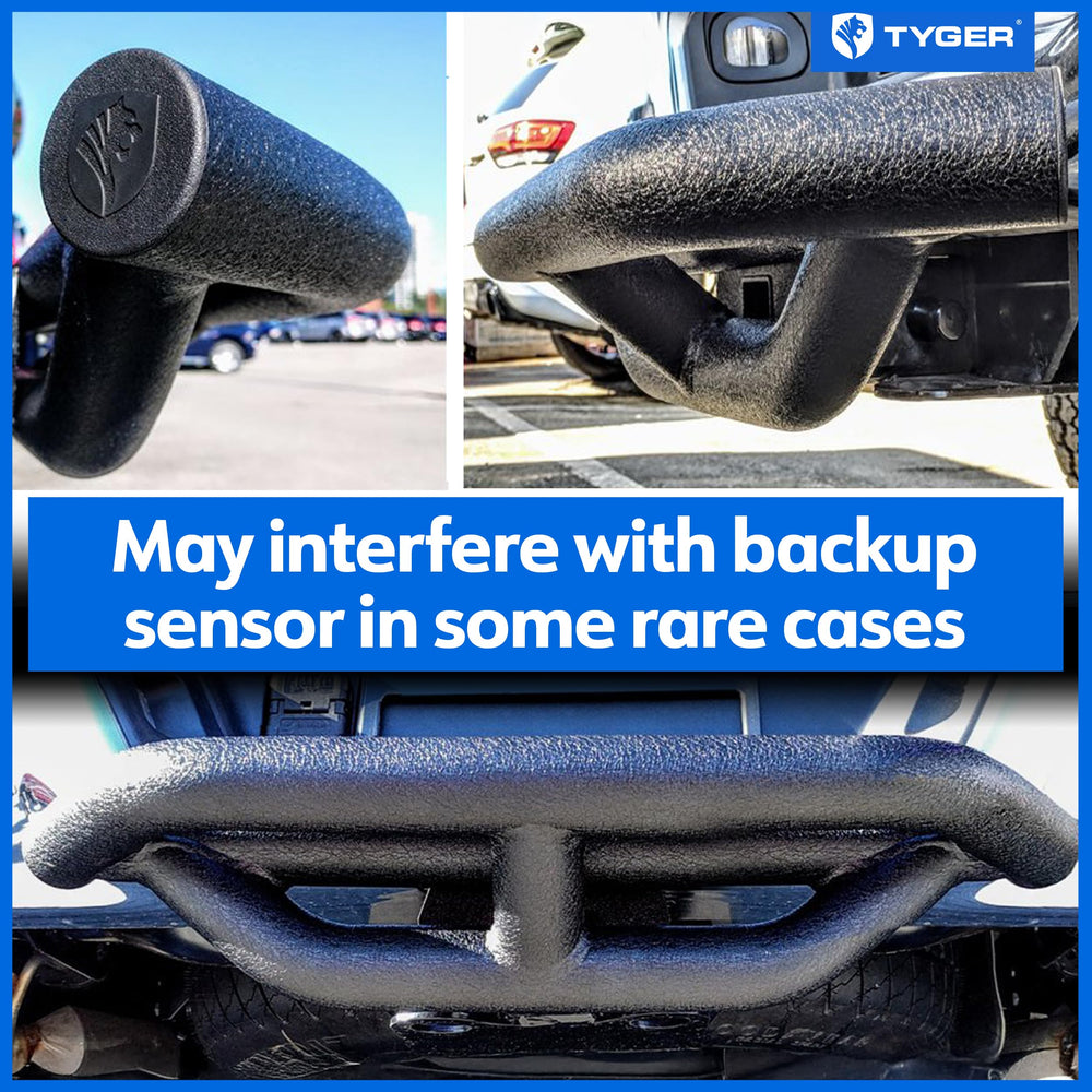 Tyger Auto Hitch Armor clearance note: backup sensors may be affected.