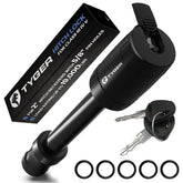 Tyger Auto hitch lock cap cover protecting the mechanism from rain and dust.
