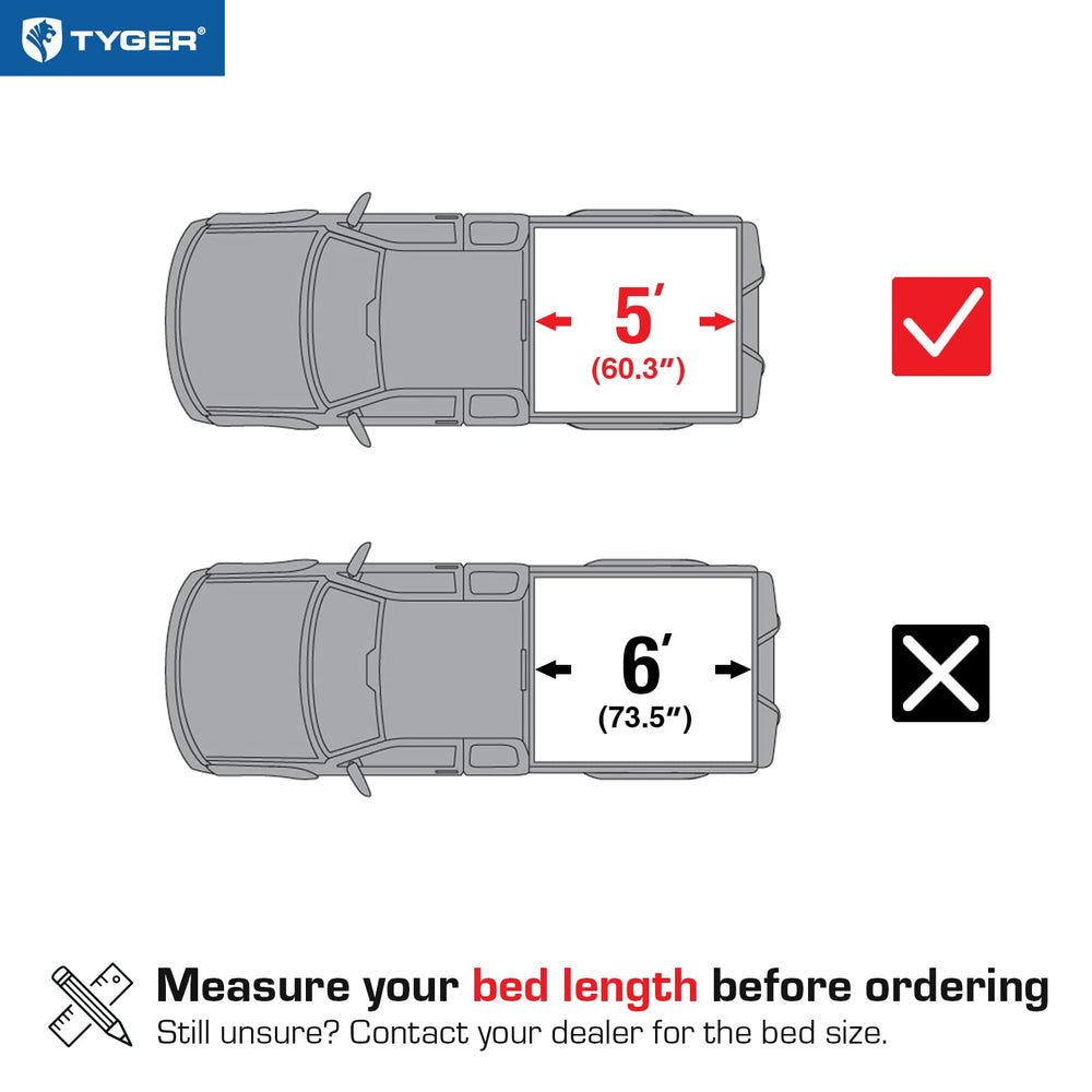 Tyger Auto T1 side rails install securely for durable mounting.