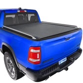 Tyger Auto TG-BC2D6046 on Ram 1500 with 67-inch bed, low-profile cover enhances protection and style.