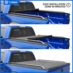 Rolling mechanism of Tyger Auto TG-BC2D6046 for quick full bed access.