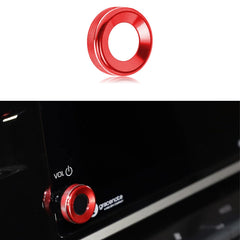 Tyifxom Camry red color trims brighten interior with textured grip.