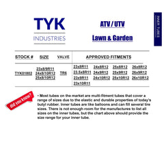 TYK Industries TR6 valve stem inner tube with strong seal and better grip.