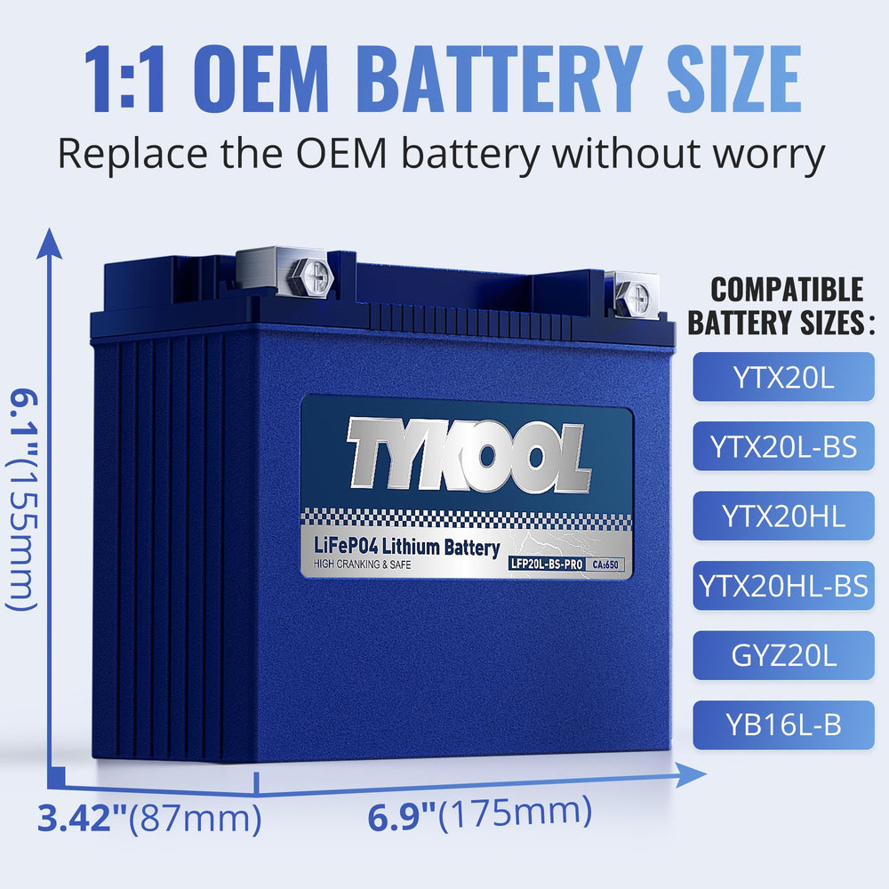 TYKOOL LFP20L-BS-PRO LCD readout signaling voltage monitoring in real time