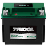TYKOOL YTX12-BS battery installed on a motorcycle for reliable starts.