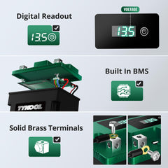 TYKOOL YTX7L-BS-STD lightweight design for easy handling.