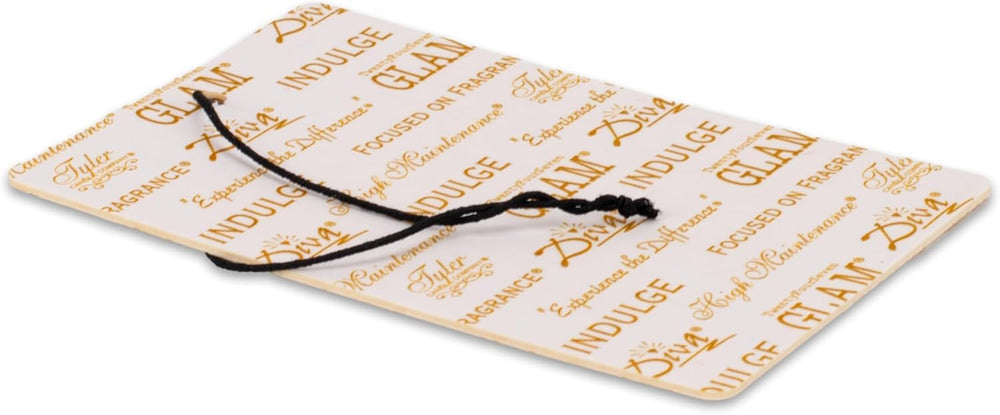 Tyler Diva AutoGlam cardboard material showcasing eco-friendly packaging.