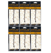 Tyler Diva AutoGlam air freshener with white and gold design enhances car ambience.