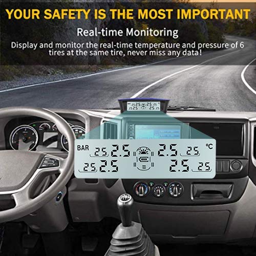 Tymate M12-3 solar panel charging powers the TPMS in daylight