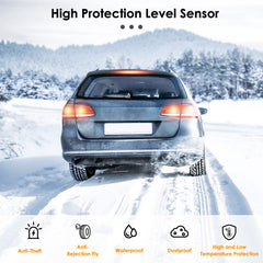 Tymate M7-3-6 dash monitoring panel displays six tire readings at once