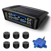 TM12 TPMS display from Tymate shows all tires at a glance for safer trips.