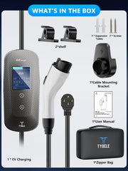 Tyocle in-use photo illustrating off-peak delayed charging.