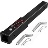 TYT 18-inch trailer hitch extension adds extra clearance for trailers.