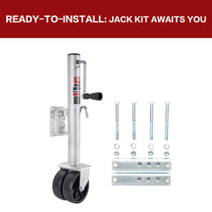 TYT 2000 lbs boat trailer jack heavy-duty steel construction for durability