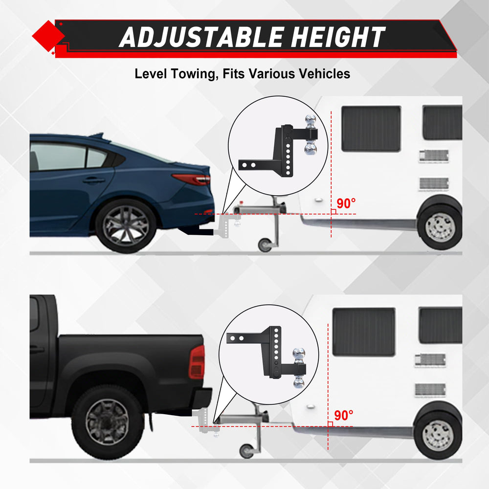TYT hitch easy installation and compact storage when not in use