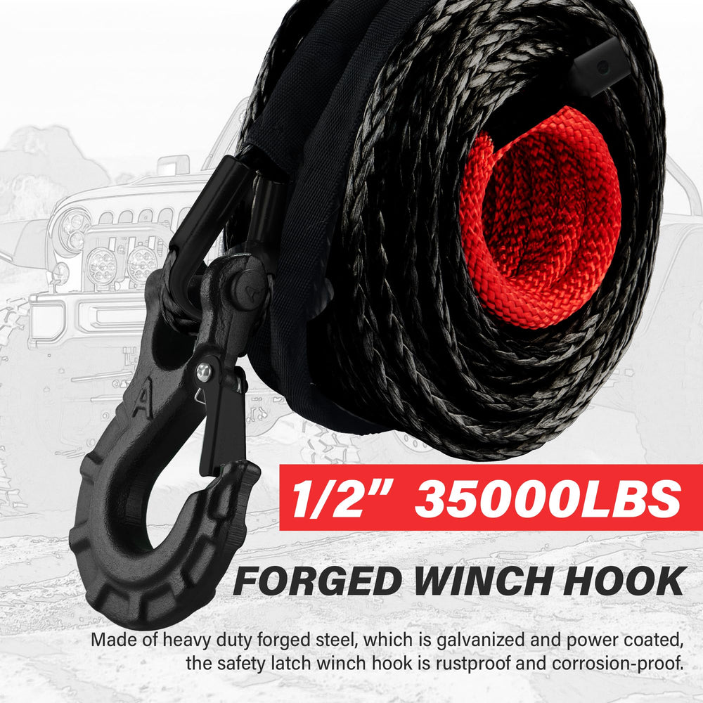 TYT off-road use with rope kit for trucks and SUVs on rugged trails