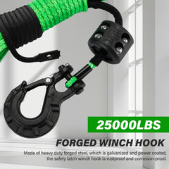 TYT reflective safety pull strap improves visibility during winching operations