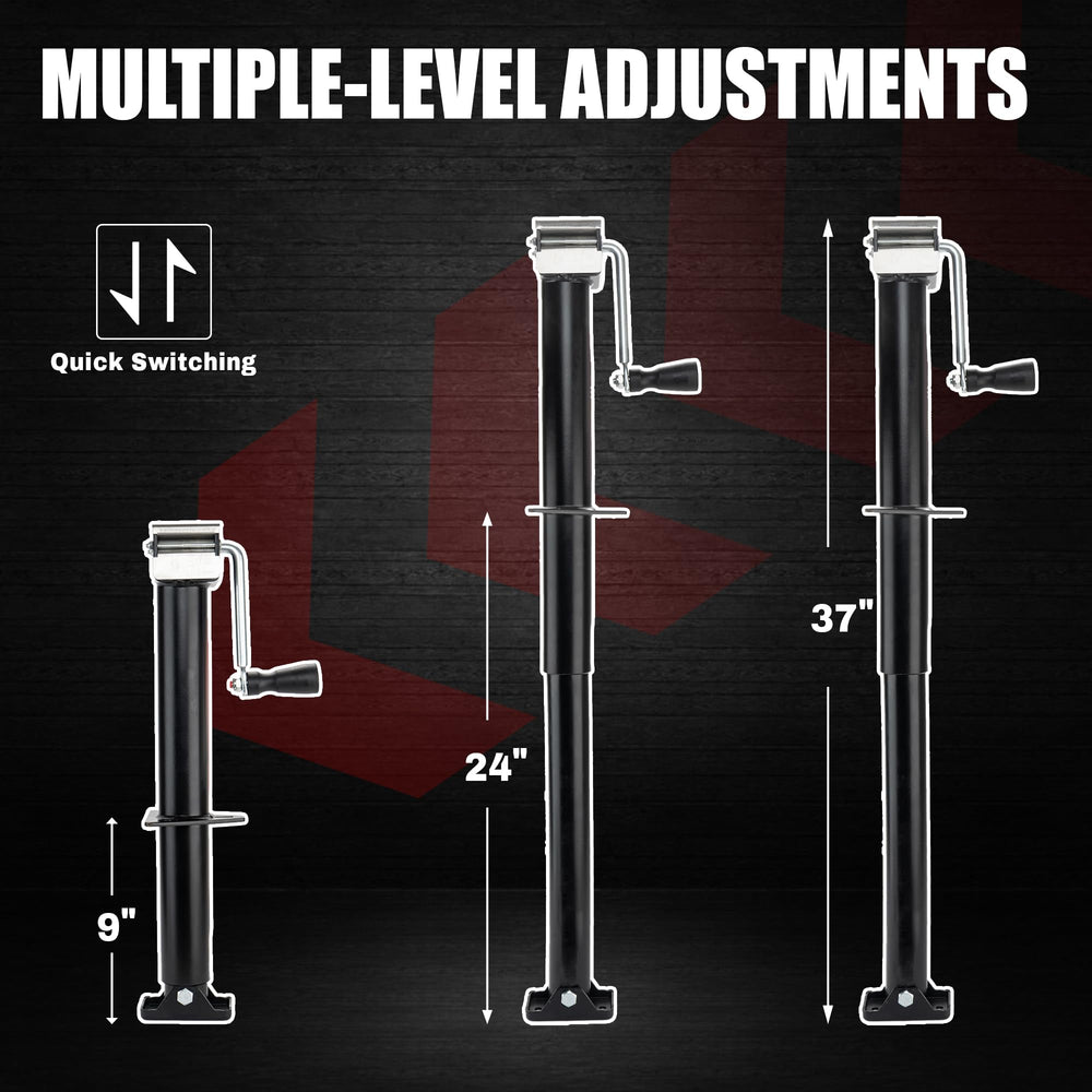 TYT trailer jack ideal for boat trailers and RV use.