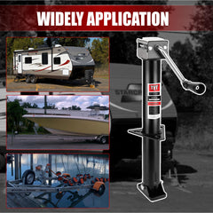 TYT compact 10.43in retracted height fits tight storage spaces.