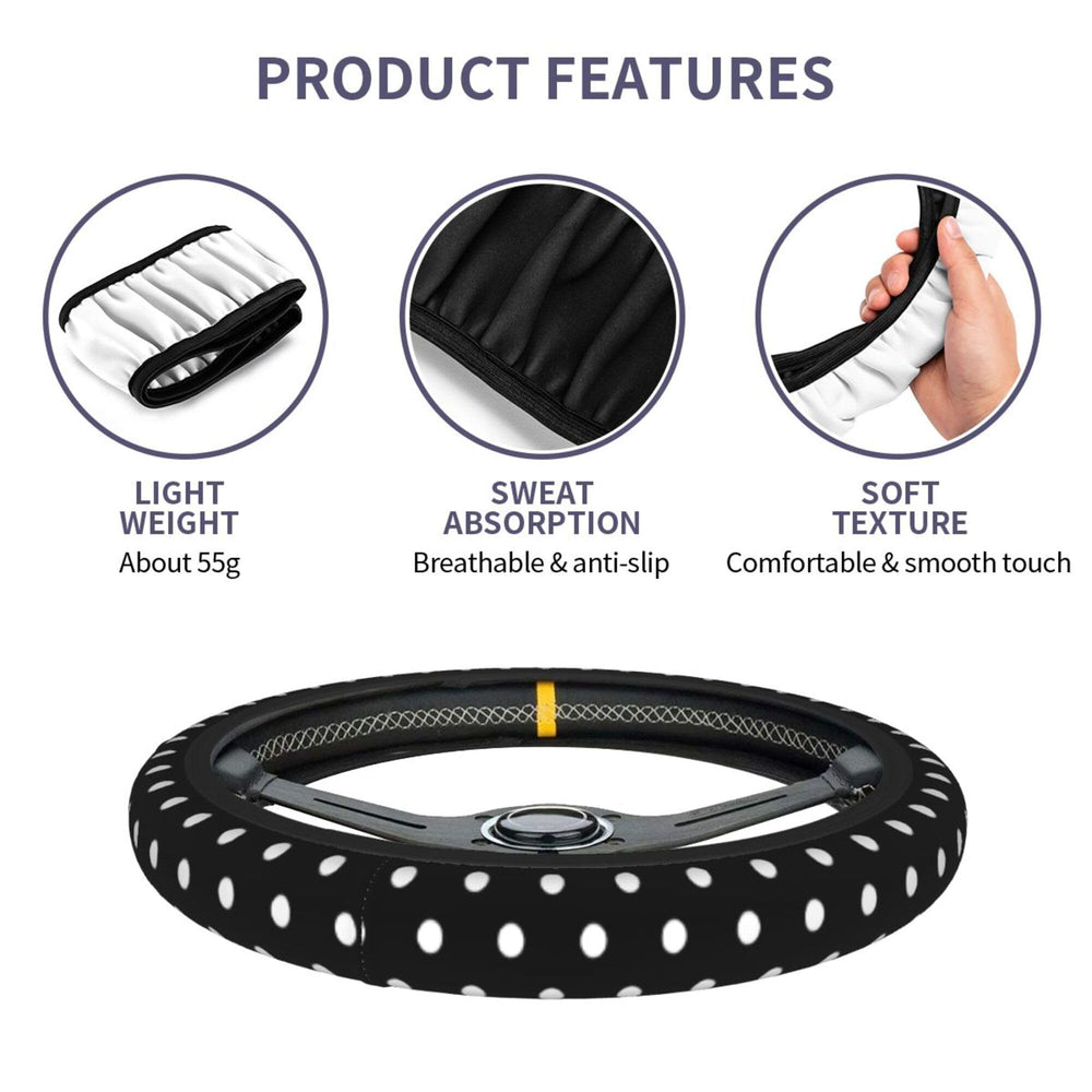 TZBVTAU all-season steering wheel cover adapts to hot and cold.