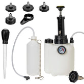 Tzuoen brake bleeder reservoir with clear fluid visibility for refills.