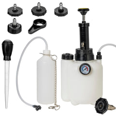 Tzuoen brake bleeder reservoir with clear fluid visibility for refills.
