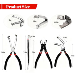 Tzuoen 60-degree elbow disconnect pliers improve access to stubborn connectors.