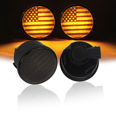 U-Box Wrangler JK US-flag lampshade image adds patriotic styling when lit.