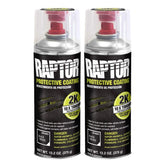 U-POL RAPTOR 2K aerosol bottle for bedliner application and quick protection