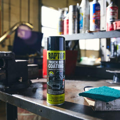 U-Pol Raptor 1K surface prep guidance promotes strong adhesion on metal.