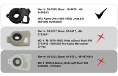 UANOFCN water pump impeller and base kit for MerCruiser Alpha One enhances cooling performance