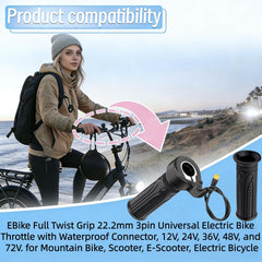 UAOPL Universal voltage 12-72V compatibility suits e-bikes and e-scooters.